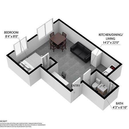 Chic Large Studio Apt Near Ocean Drive South Beach 迈阿密海滩 外观 照片